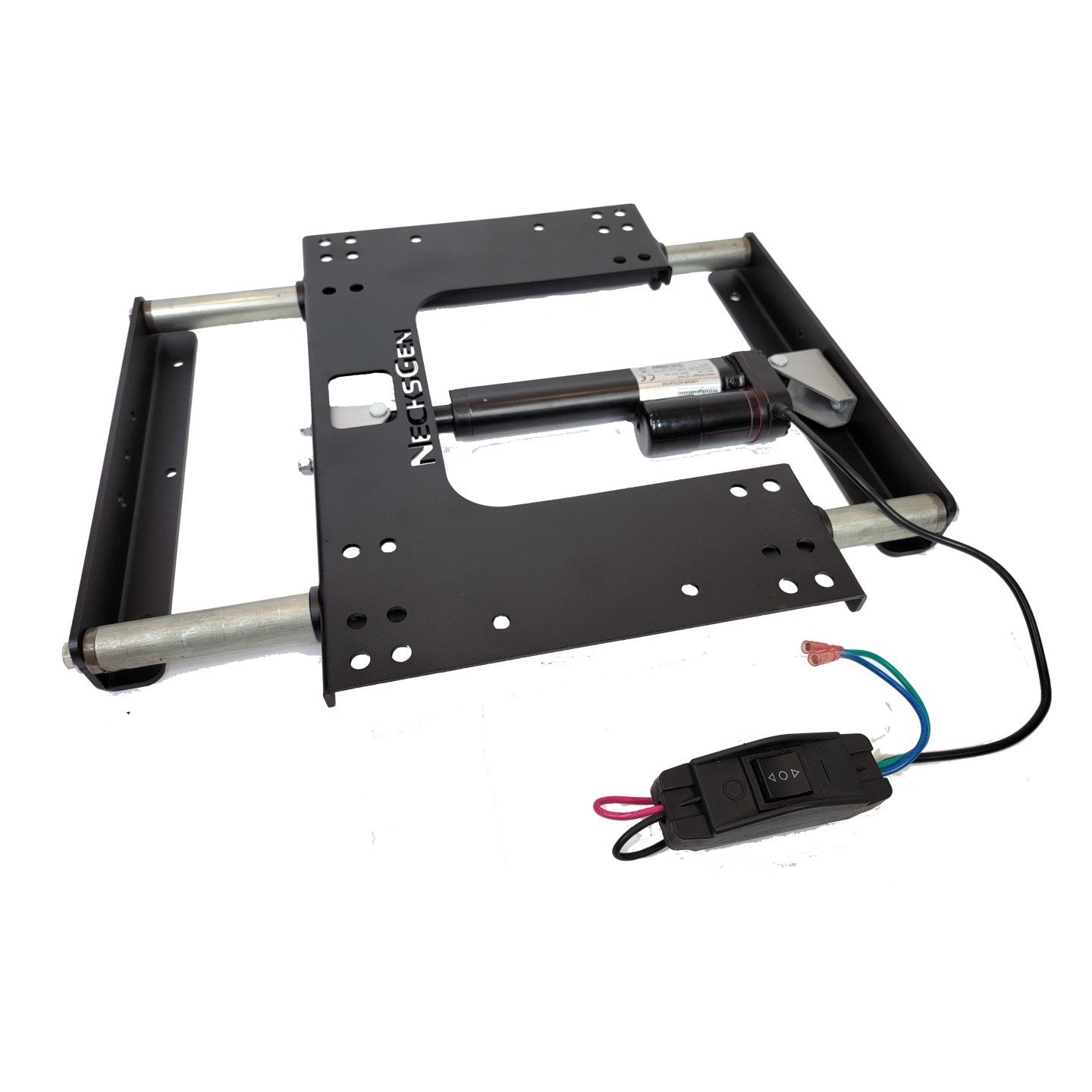 Seat Mount - Powerslide - Floor Mount - Bolt-On - Power Sliding - Steel - Black Powder Coat - Kit