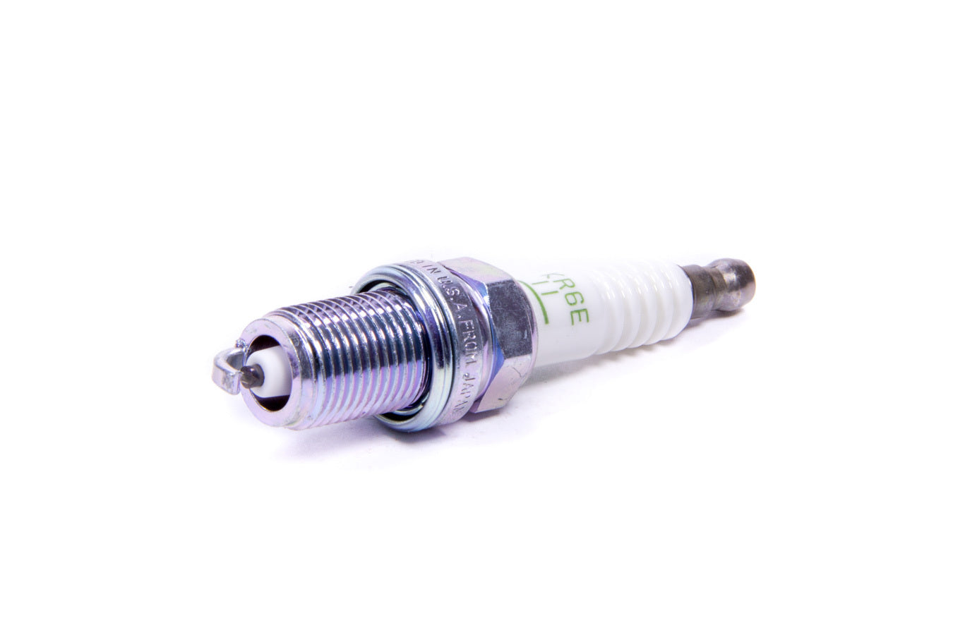Spark Plug - NGK V-Power - 14 mm Thread - 0.749 in Reach - Gasket Seat - Stock Number 2756 - Resistor - Each