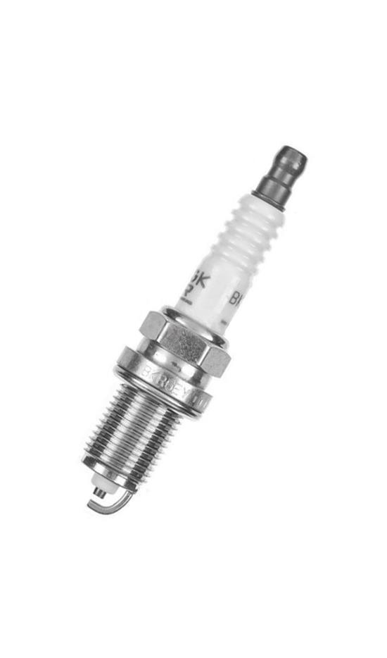 Spark Plug - NGK V-Power - 14 mm Thread - 0.749 in Reach - Gasket Seat - Stock Number 3696 - Resistor - Each