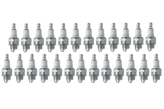 Spark Plug - NGK Standard - 14 mm Thread - 0.370 in Reach - Gasket Seat - Stock Number 92628 - Non-Resistor - Set of 25