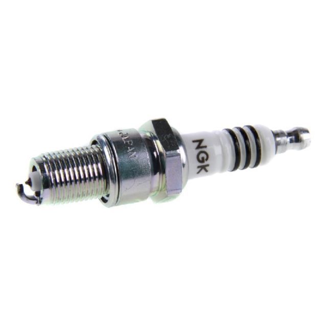 Spark Plug - NGK Iridium IX - 14 mm Thread - 0.749 in Reach - Gasket Seat - Stock Number 6684 - Resistor - Each