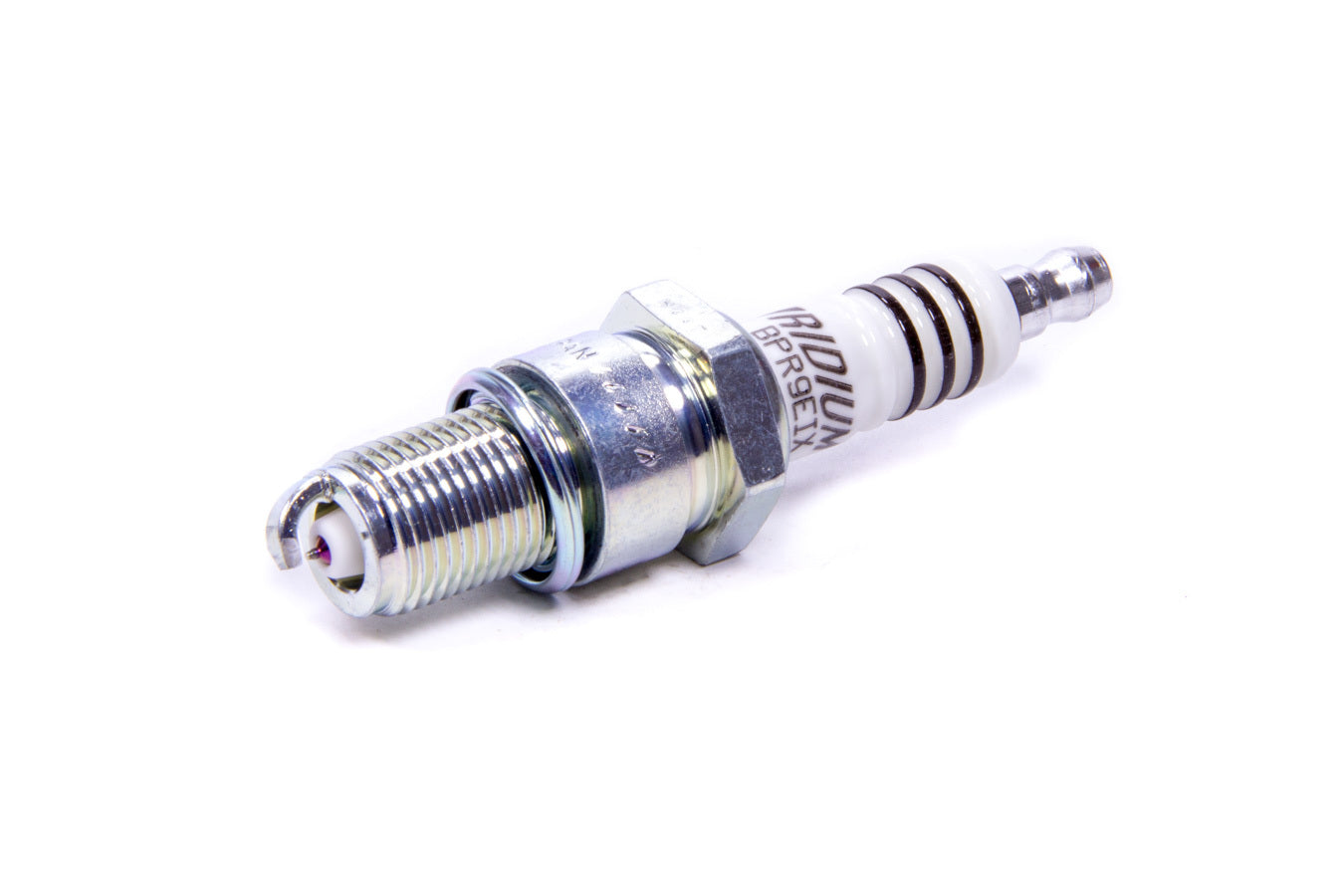 Spark Plug - NGK Iridium IX - 14 mm Thread - 0.749 in Reach - Gasket Seat - Stock Number 6853 - Resistor - Each