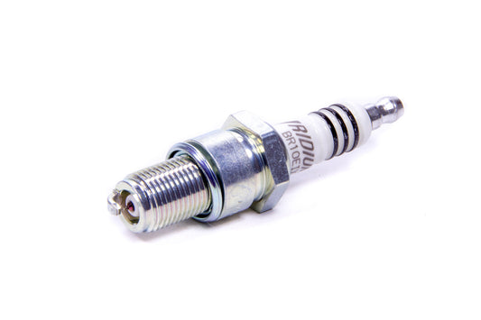 Spark Plug - NGK Iridium IX - 14 mm Thread - 0.749 in Reach - Gasket Seat - Stock Number 6801 - Resistor - Each