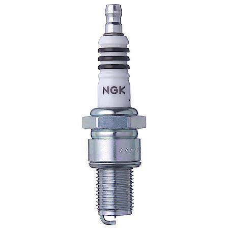 Spark Plug - NGK Iridium IX - 14 mm Thread - 0.749 in Reach - Gasket Seat - Stock Number 6664 - Resistor - Each