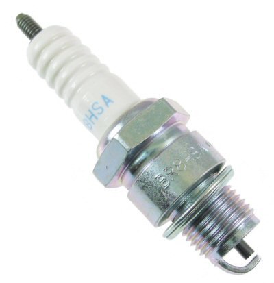 Spark Plug - NGK Standard - 14 mm Thread - 0.490 in Reach - Gasket Seat - Stock Number 5539 - Resistor - Each