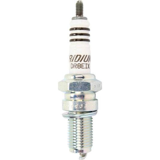 Spark Plug - NGK Laser Iridium IX - 12 mm Thread - 0.749 in Reach - Gasket Seat - Stock Number 6681 - Resistor - Each