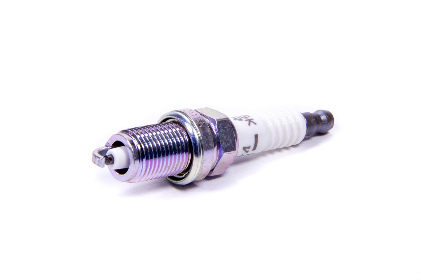 Spark Plug - NGK V-Power - 14 mm Thread - 0.749 in Reach - Gasket Seat - Stock Number 7373 - Resistor - Each