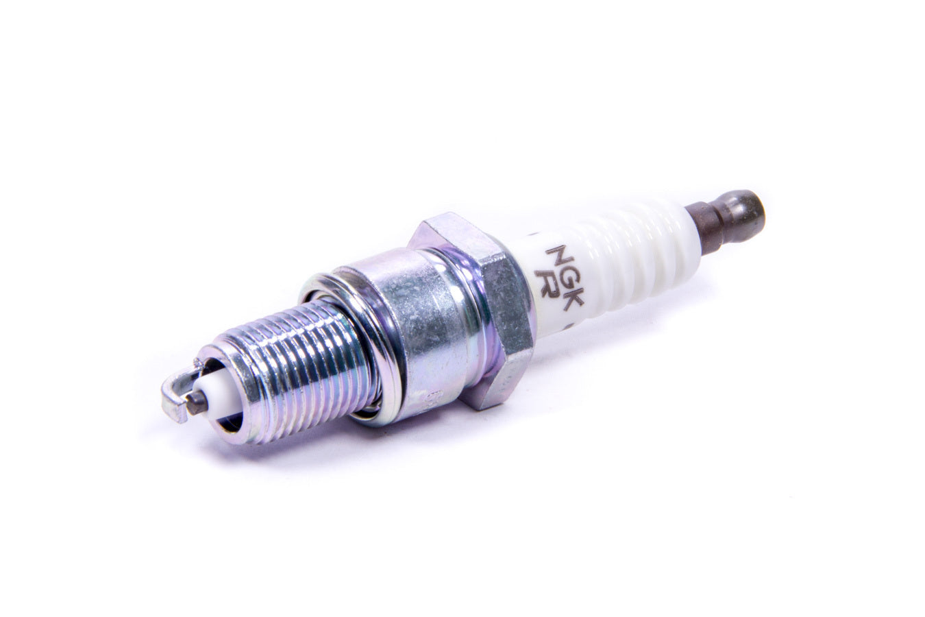 Spark Plug - NGK V-Power - 14 mm Thread - 0.749 in Reach - Gasket Seat - Stock Number 2635 - Resistor - Each