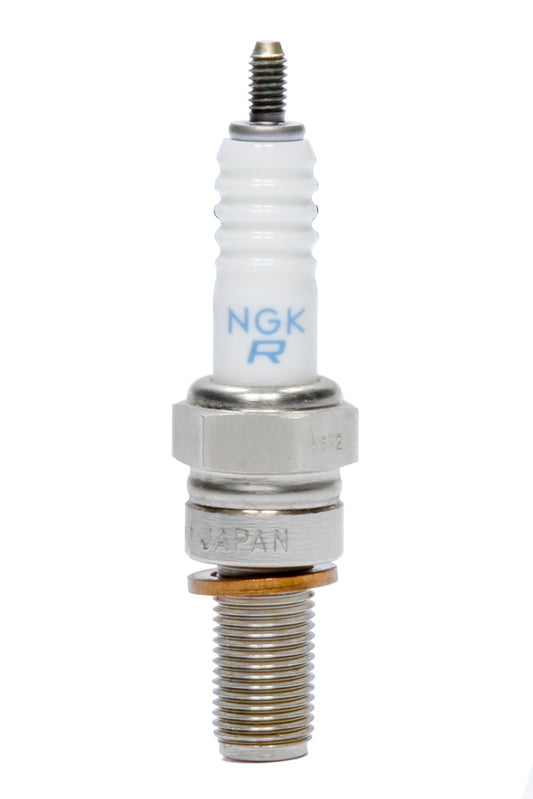 Spark Plug - NGK Racing - 10 mm Thread - 0.749 in Reach - Gasket Seat - Stock Number 4216 - Resistor - Each