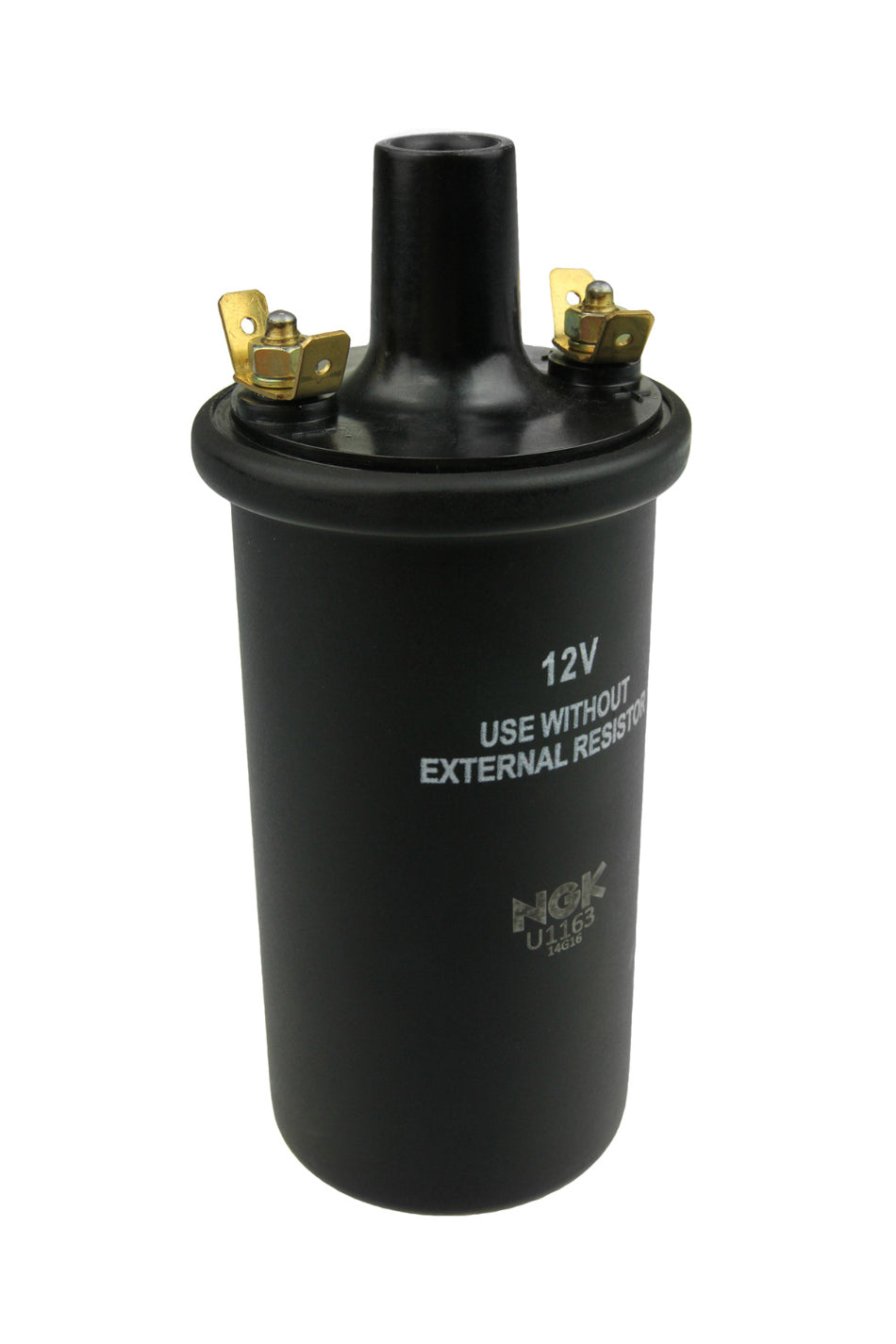 Ignition Coil - Oil Filled Canister - OE Specs - 4 Male Blade Terminal - 12 VDC - Standard Ignition - Black - Each