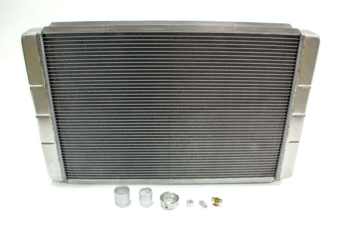 Radiator - 30.875 in W x 19.563 in H x 3.125 in D - Weld-On Side Inlet - Weld-On Side Outlet - Aluminum - Natural - Each