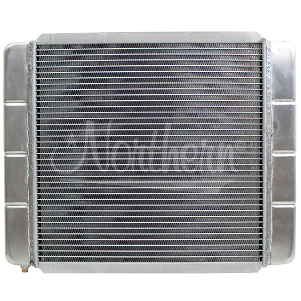 Radiator - Custom - 19.875 in W x 16.5 in H x 3.25 in D - Weld-On Inlet - Weld-On Outlet - Aluminum - Natural - Kit