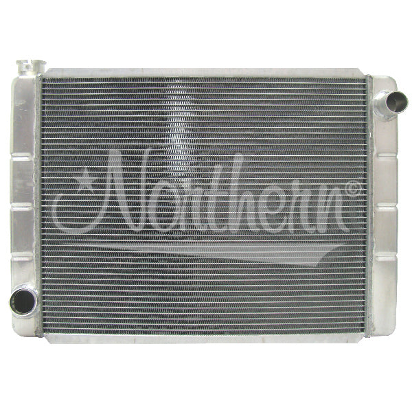Radiator - Race Pro - 27 in W x 19.625 in H x 3.25 in D - Passenger Side Inlet - Driver Side Outlet - Aluminum - Universal - Each