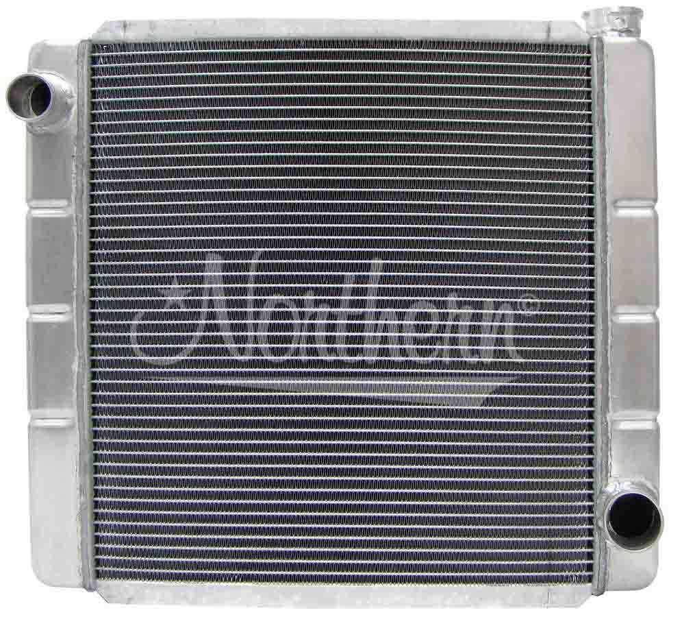 Radiator - Race Pro - 21.625 in W x 19.625 in H x 3.125 in D - Driver Side Inlet - Passenger Side Outlet - Aluminum - Natural - Each