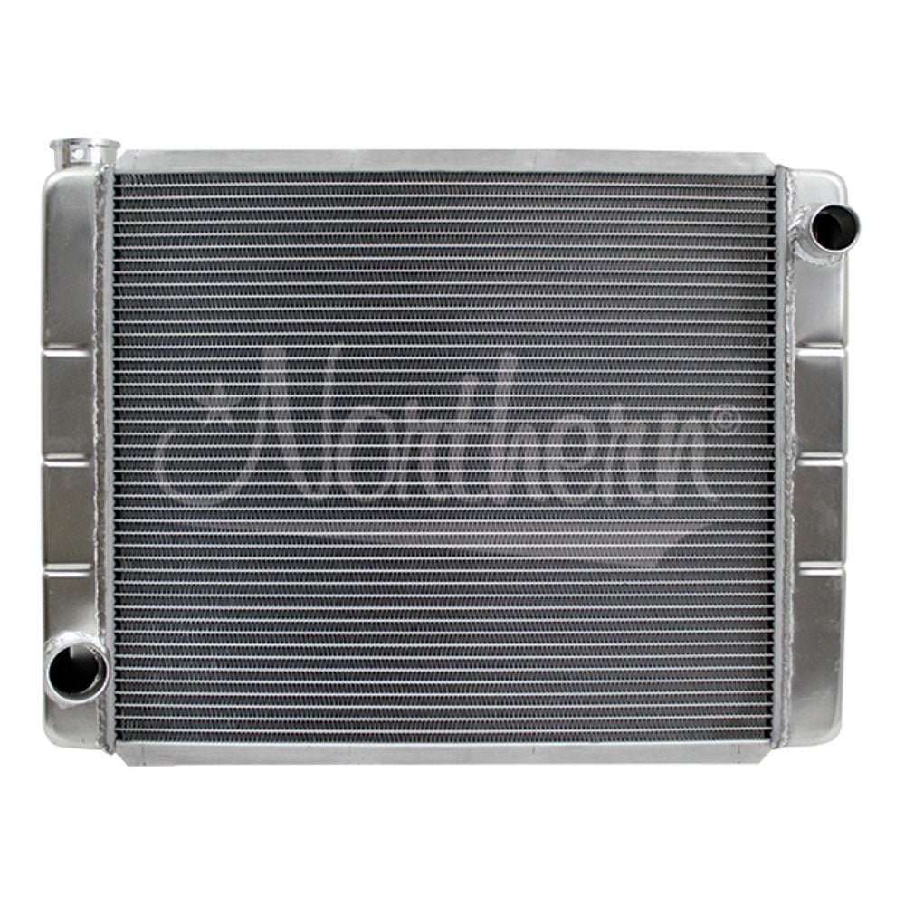 Radiator - Race Pro - 26 in W x 19 in H x 3.125 in D - Passenger Side Inlet - Driver Side Outlet - Aluminum - Natural - Each