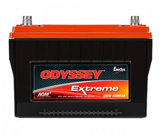 Battery - Extreme Series - AGM - 12V - 850 Cold Cranking Amps - Top Post Terminals - 10.9 in L x 7.9 in H x 6.8 in W - Each