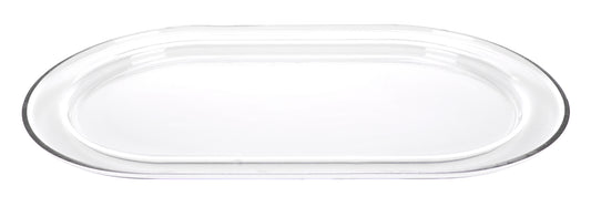 Air Cleaner Base - 21.62 x 12.62 x 1.1 in Tall Oval - Plastic - Clear - Each