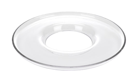 Air Cleaner Base - 11 in Round - 5-1/8 in Carb Flange - Plastic - Clear - Each