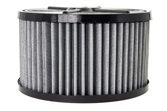 Air Filter Element - Round - Pit Tuning - 6.625 in Diameter - 3.75 in Tall - Paper - Gray - Holley 4150 Flange - Each