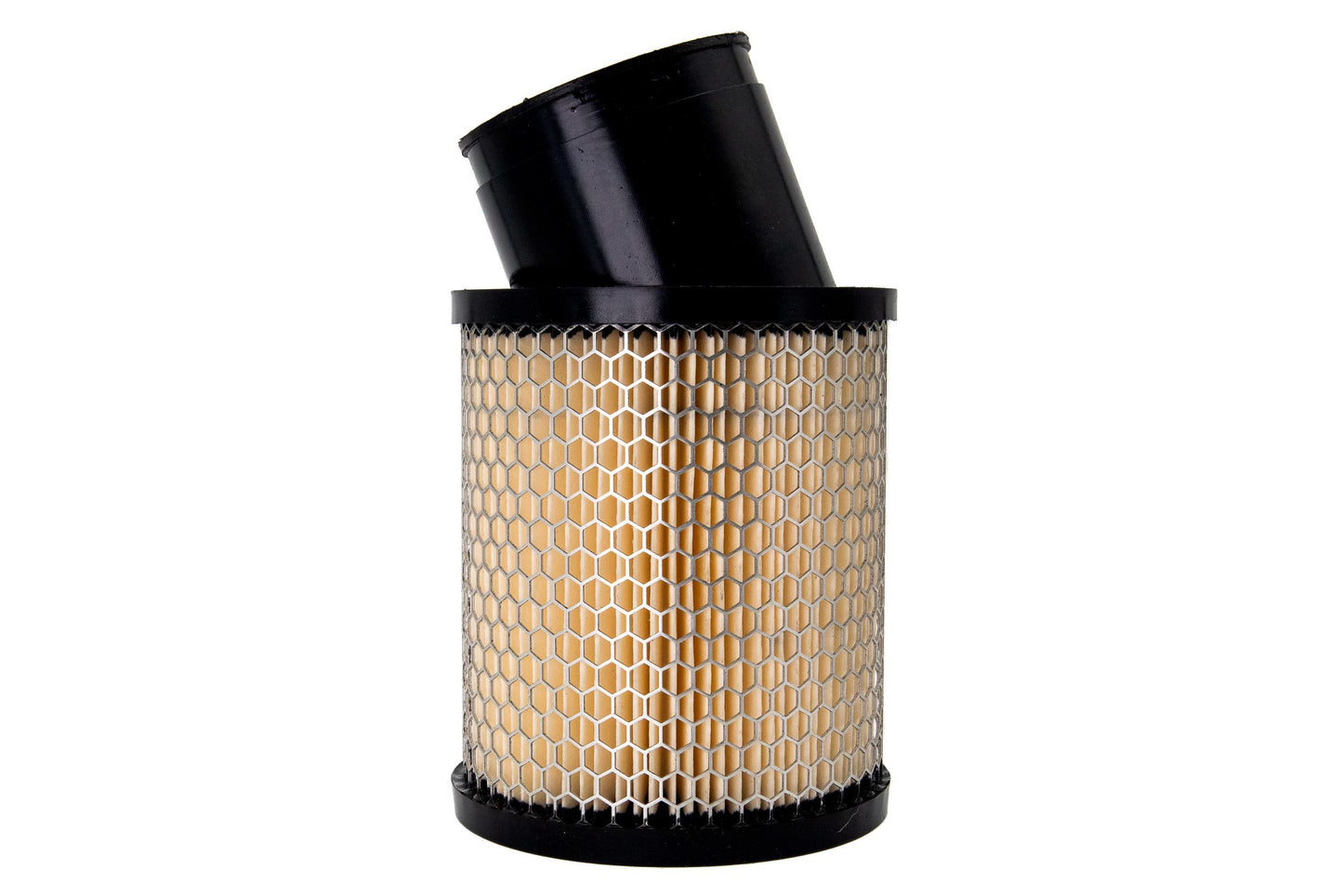 Air Filter Element - Round - 4.25 in Diameter - 5 in Tall - Wire Mesh Included - Paper - White - Dirt Kart - Each