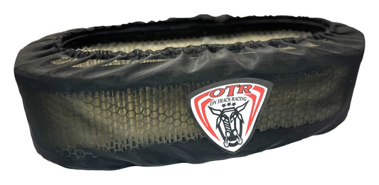 Air Filter Wrap - Round - 13 in L x 3.2 in W - OTR Logo - Polyester - Black - Each