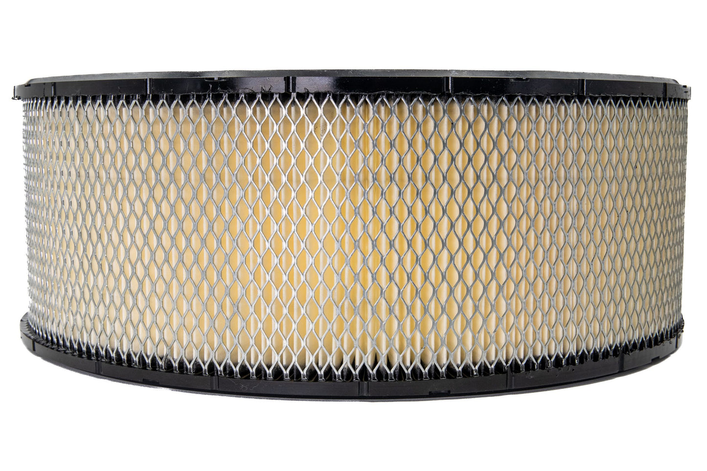 Air Filter Element - Round - 14 in Diameter - 5.25 in Tall - Wire Mesh Included - Paper - White - Universal - Each