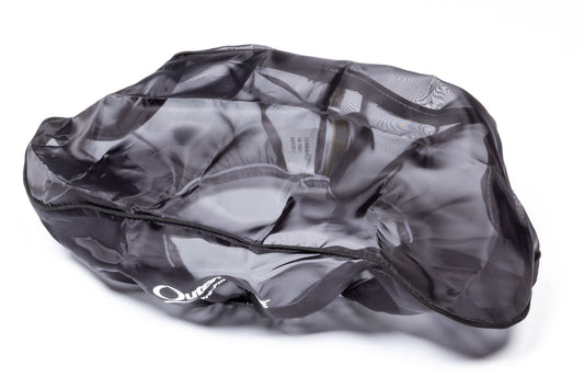 Air Filter Wrap - Pre Filter - Oval - 15 in Long - 5.5 in Wide - 3.75 in Tall - Top - Outerwears Logo - Polyester - Black - Each