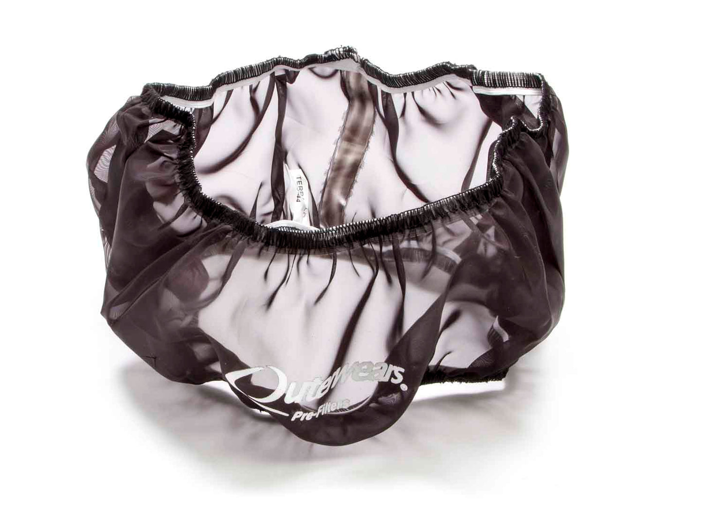 Air Filter Wrap - Pre Filter - Round - 14 in Diameter - 3 in Tall - Outerwears Logo - Polyester - Black - Each