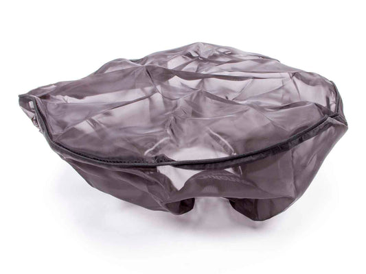 Air Filter Wrap - Pre Filter - Round - 14 in Diameter - 6 in Tall - Top - Outerwears Logo - Polyester - Black - Each