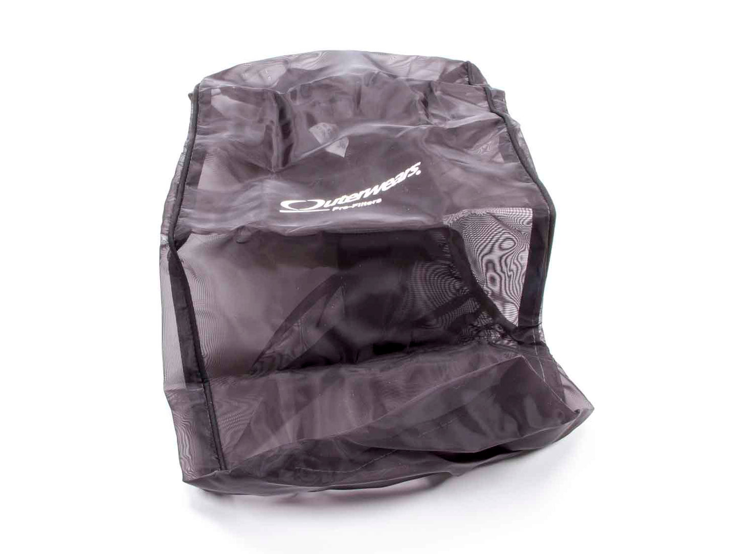 Air Filter Wrap - Pre Filter - Rectangle - 19 in long - 7 in Width - 6 in Tall - Top - Outerwears Logo - Polyester - Black - Each