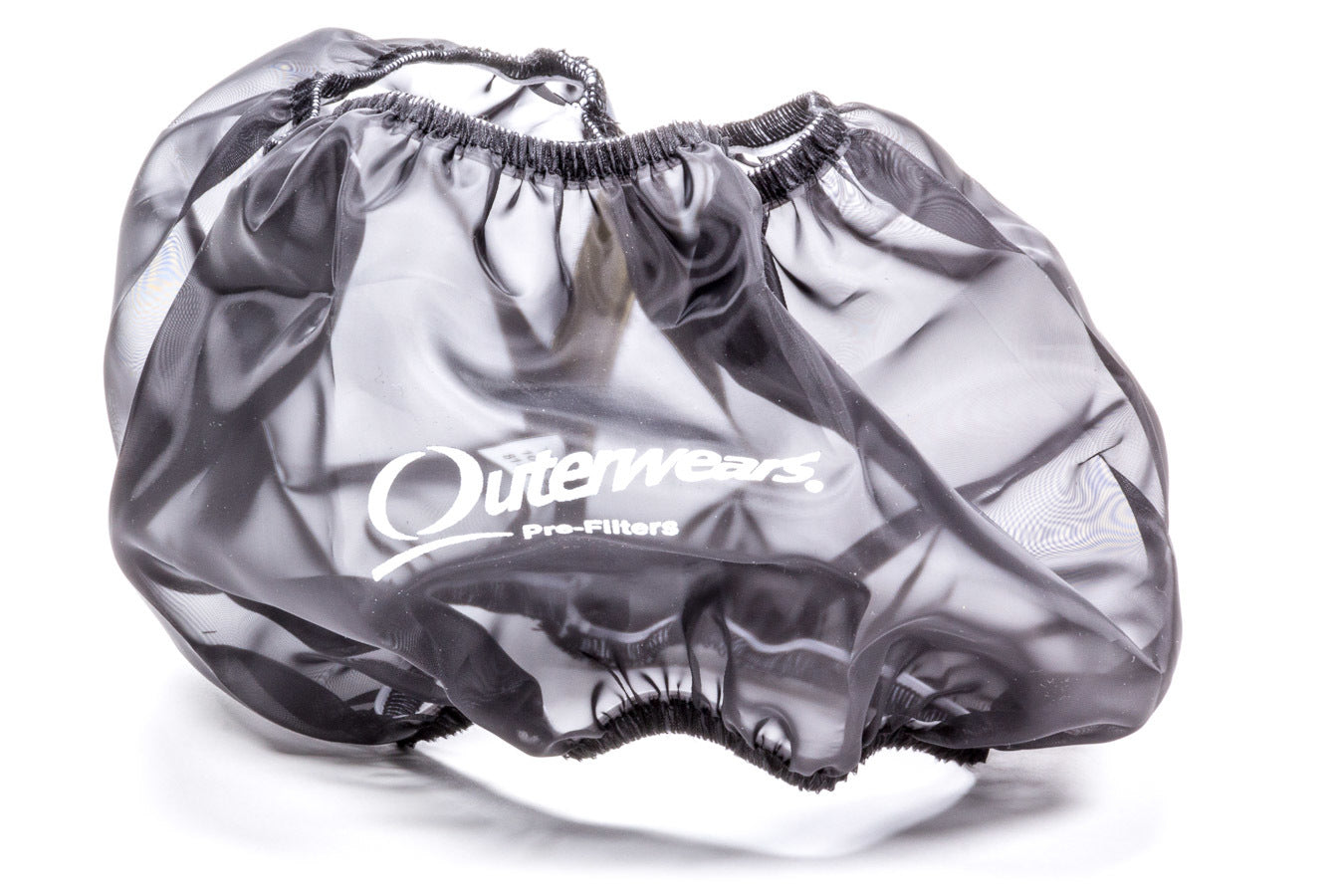 Air Filter Wrap - Pre Filter - Round - 9 in Diameter - 5 in Tall - Outerwears Logo - Polyester - Black - Each
