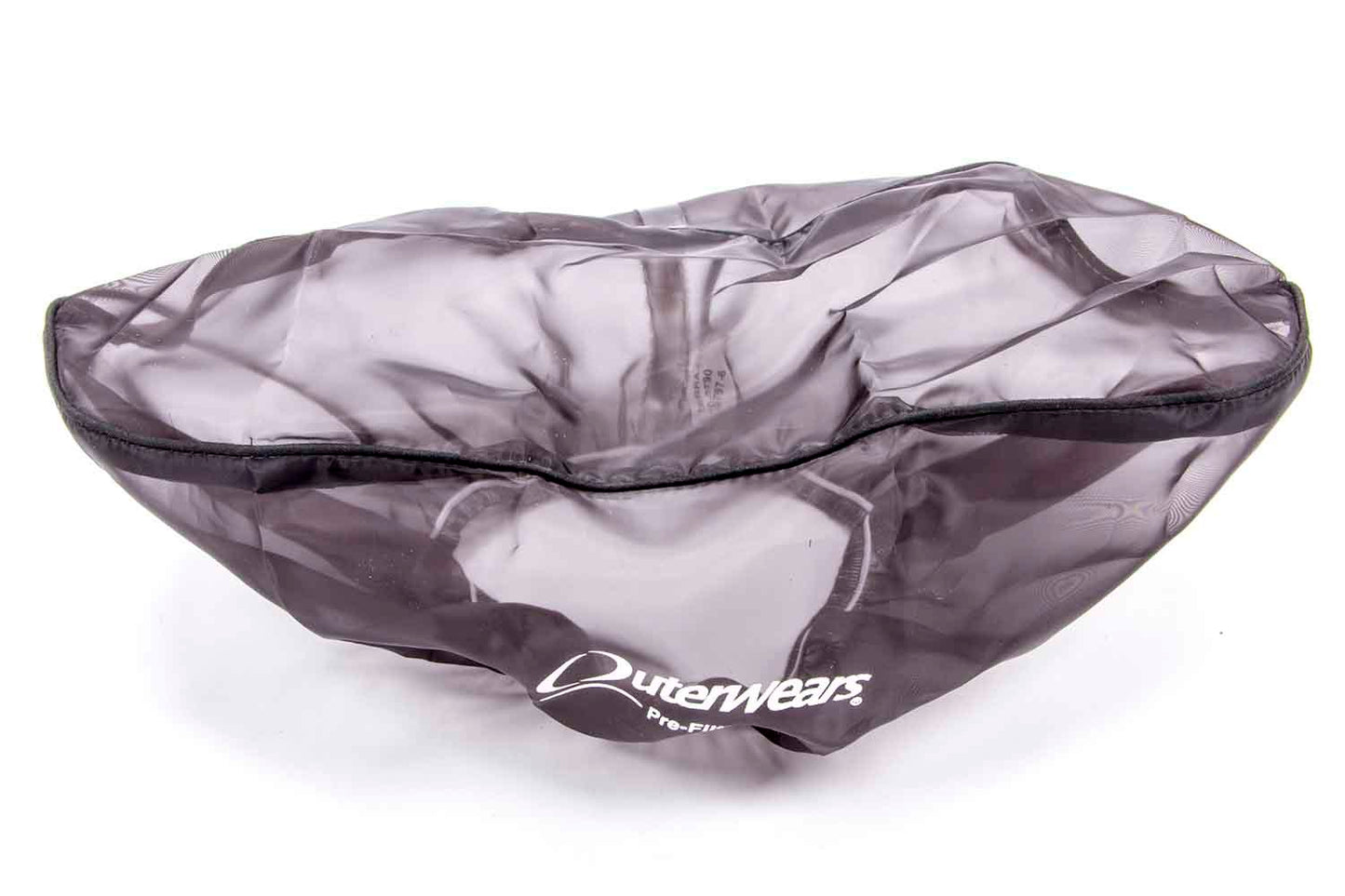 Air Filter Wrap - Pre Filter - Oval - 13 in Long - 5 in Width - 5 in Tall - Top - Outerwears Logo - Polyester - Black - Each