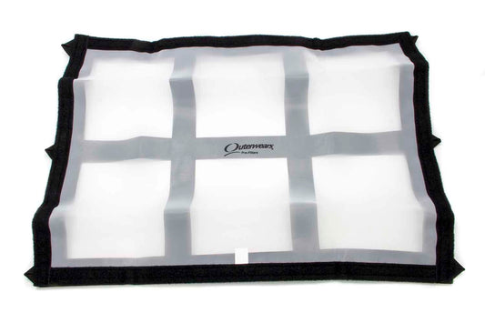 Radiator Screen - Speed Screen - 19 x 25 in - Frame - Polyester - White - Kit