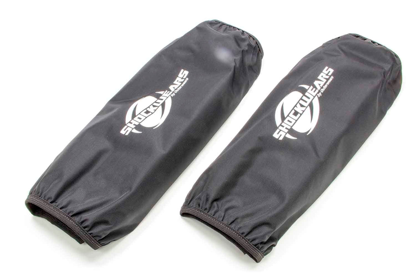 Shock Cover - Shockwears - 13 in Long - 5.000 in OD - Elastic Ends - Hook and Loop Closure - Polyester - Black - Pair