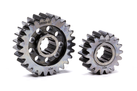 Quick Change Gear Set - Premium - Set 23 - 10 Spline - 4.11 Ratio 6.16 / 2.74 - 4.86 Ratio 7.29 / 3.24 - Steel - Each