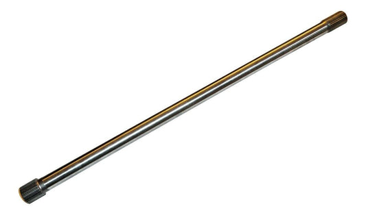 Axle Shaft - 28.5 in Long - 31 Spline Carrier - 24 Spline Drive Flange - Steel - Natural - Each