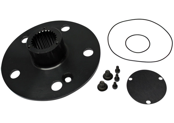 Drive Flange - 5 x 5 in Wheel Bolt Pattern - 24 Spline - 3/4 in Bolt-On Cap / Hardware / O-Ring - 2-1/2 in Grand National Hubs - Kit