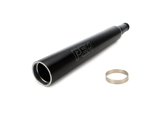 Axle Housing Tube - 25.688 in Length - 3 in OD - 2-1/2 in ID - 1 Ton - Aluminum - Black Anodized - Each