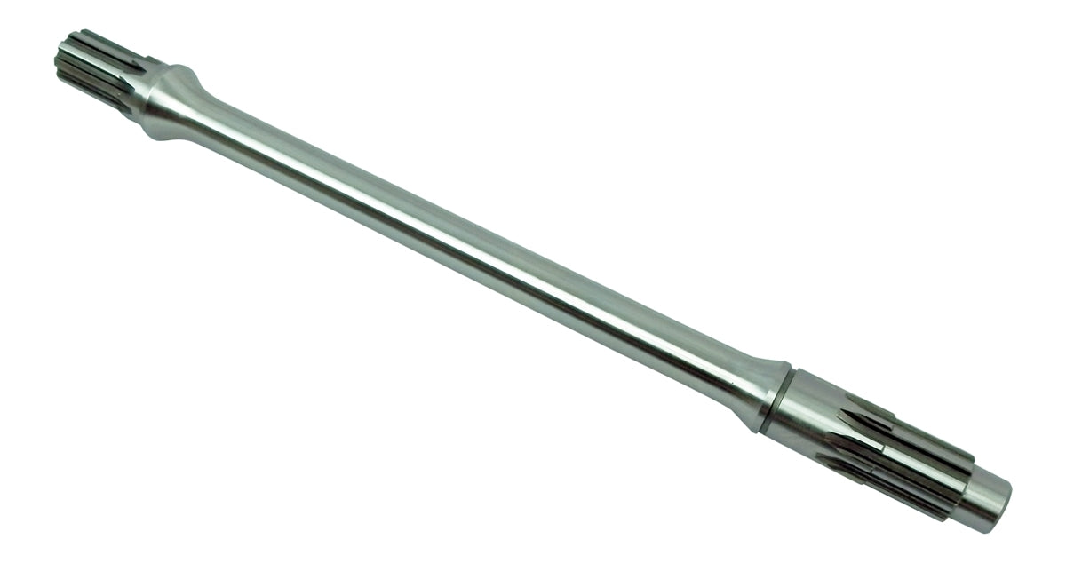 Lower Shaft - 10/10 Spline - 19.75 in Long - Heat Treated - Open Drive - Solid - PEM Quick Change - Each