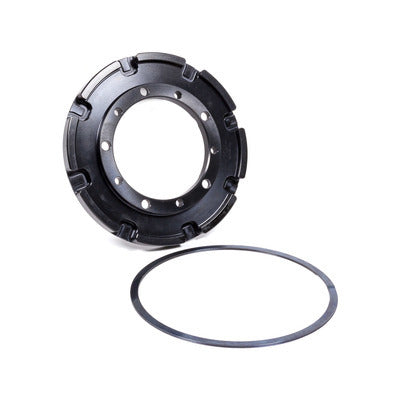 Brake Rotor Hat - V3 - Snap Ring Attachment - Heavy Duty - 5 x 5.00 in Wheel Bolt Pattern - Aluminum - Black Powder Coat - Each