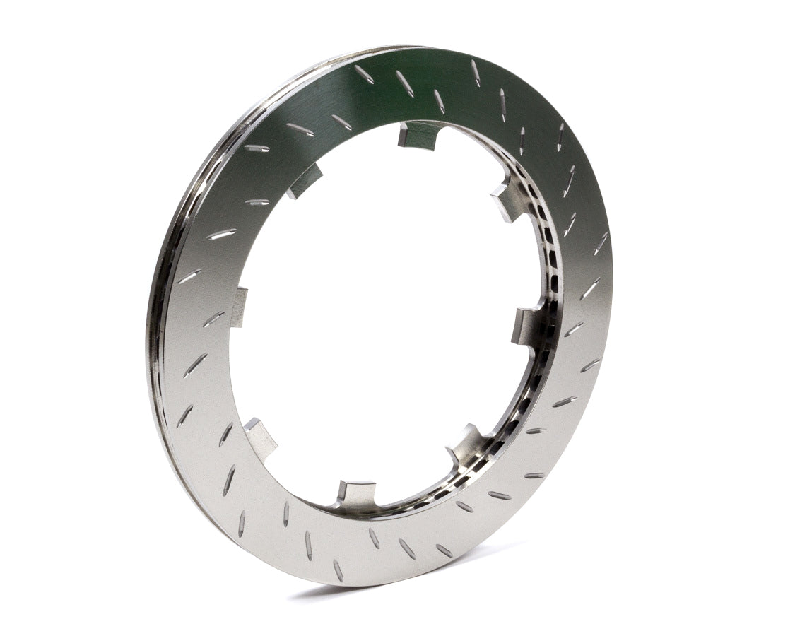 Brake Rotor - V3 - Driver Side - Slotted - 11.190 in OD - 0.750 in Thick - Snap Ring Attachment - Wheel Hat Required - Steel - Natural - Each