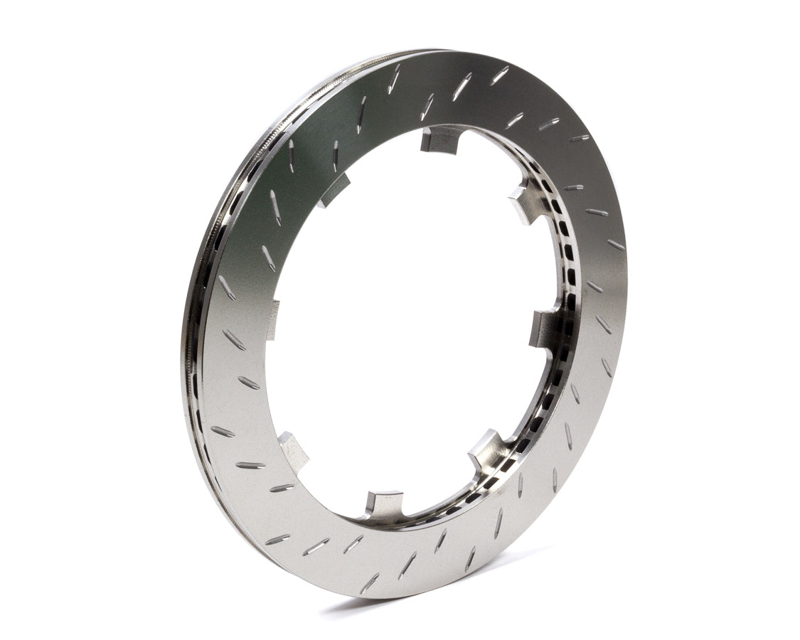 Brake Rotor - V3 - Passenger Side - Slotted - 11.190 in OD - 0.750 in Thick - Snap Ring Attachment - Wheel Hat Required - Steel - Natural - Each