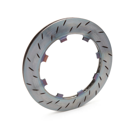 Brake Rotor - V3 - Driver Side - Slotted - 11.750 in OD - 1.250 in Thick - Snap Ring Attachment - Dyno Bedded - Steel - Natural - Each