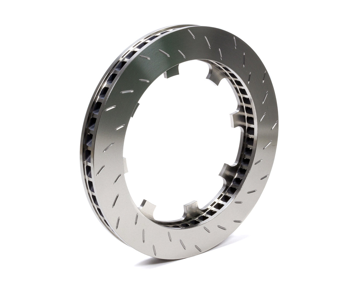 Brake Rotor - V3 - Driver Side - Slotted - 12.190 in OD - 1.250 in Thick - Snap Ring Attachment - Steel - Natural - Each