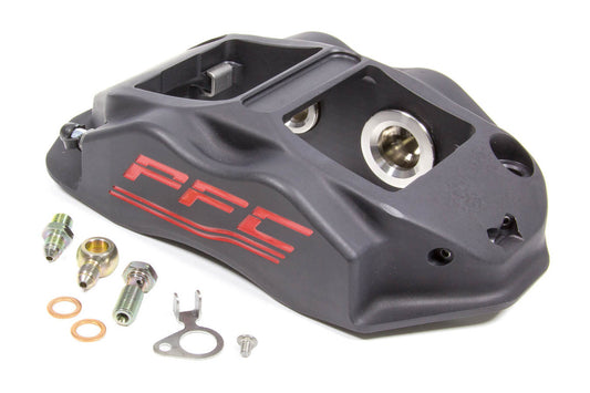 Brake Caliper - ZR94 - Passenger Side - Leading - 4 Piston - Aluminum - Black Anodized - 12.716 in OD x 1.250 in Thick Rotor - 7.00 in Radial Mount - Each