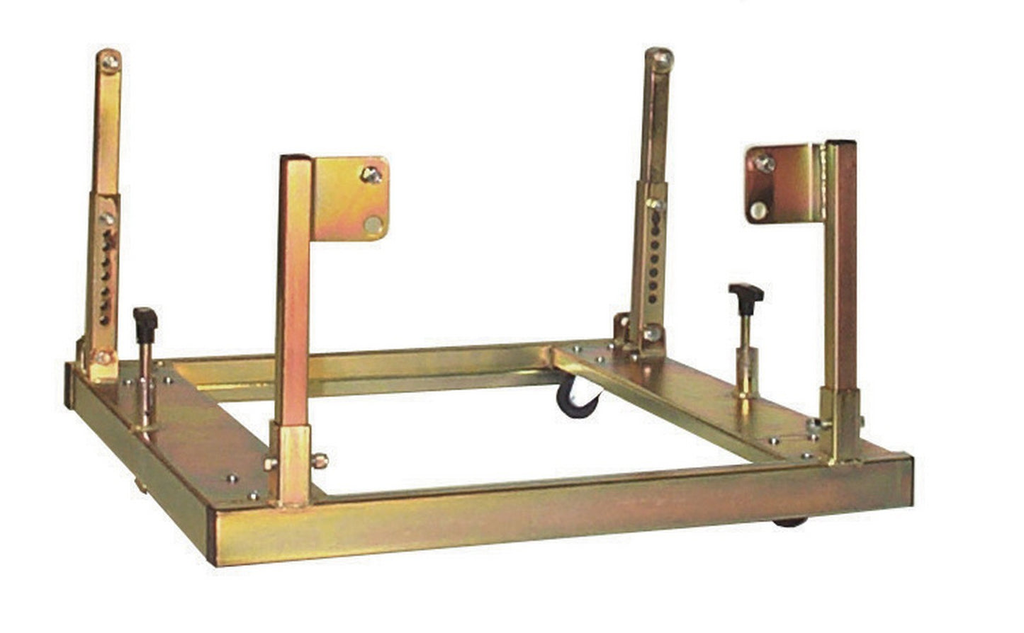 Engine Cradle - Pro Stand - Adjustable - Casters - Steel - Cadmium - Chevy V8 - Each