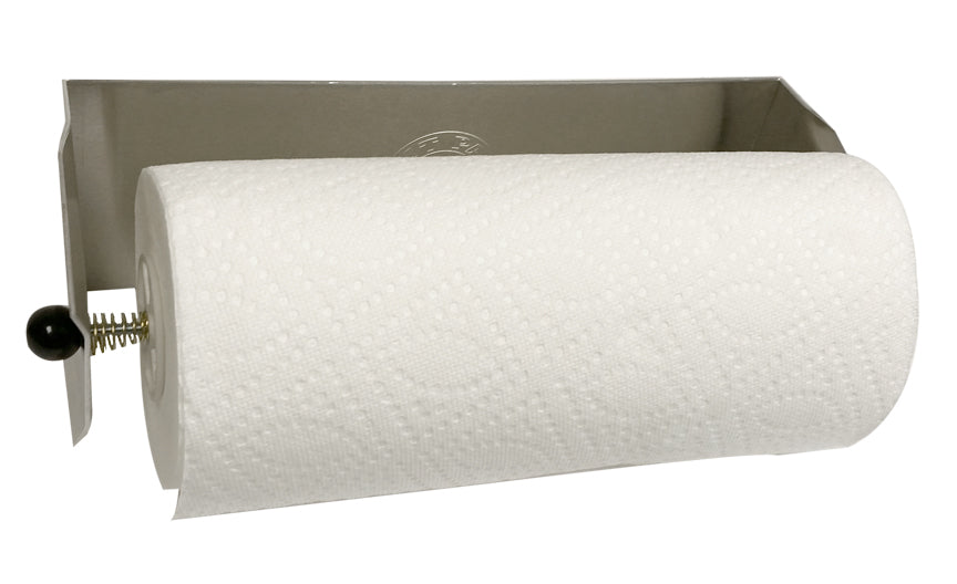 Shop Towel Holder - Roll Style - Aluminum - Natural - Each