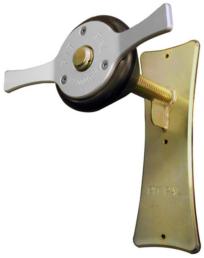 Spare Tire Holder - Wall Mount - Spin On - 4.75 x 9 x 13.75 in - Steel - Cadmium - Each