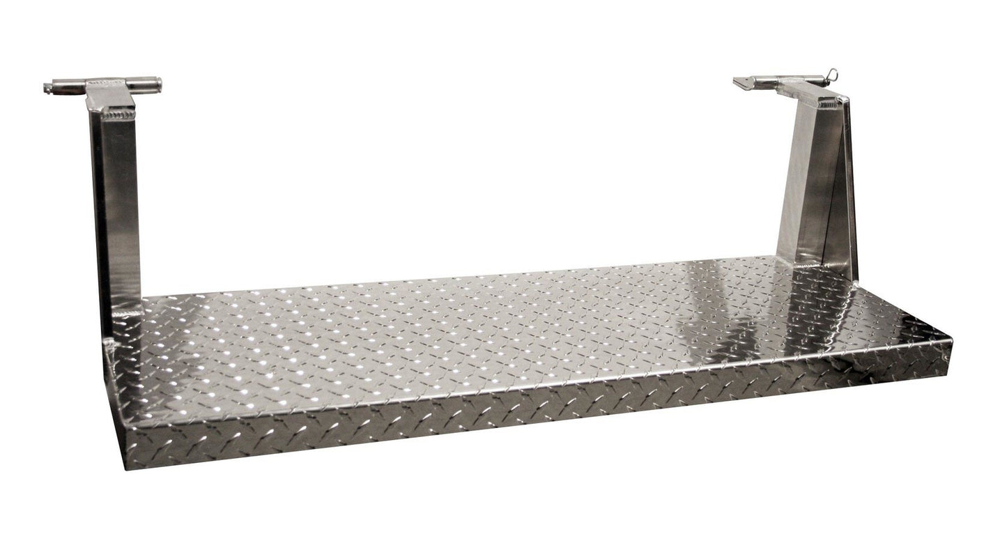 Trailer Step - Removable - 12.75 x 42 x 16.5 in - Aluminum - Natural - Each