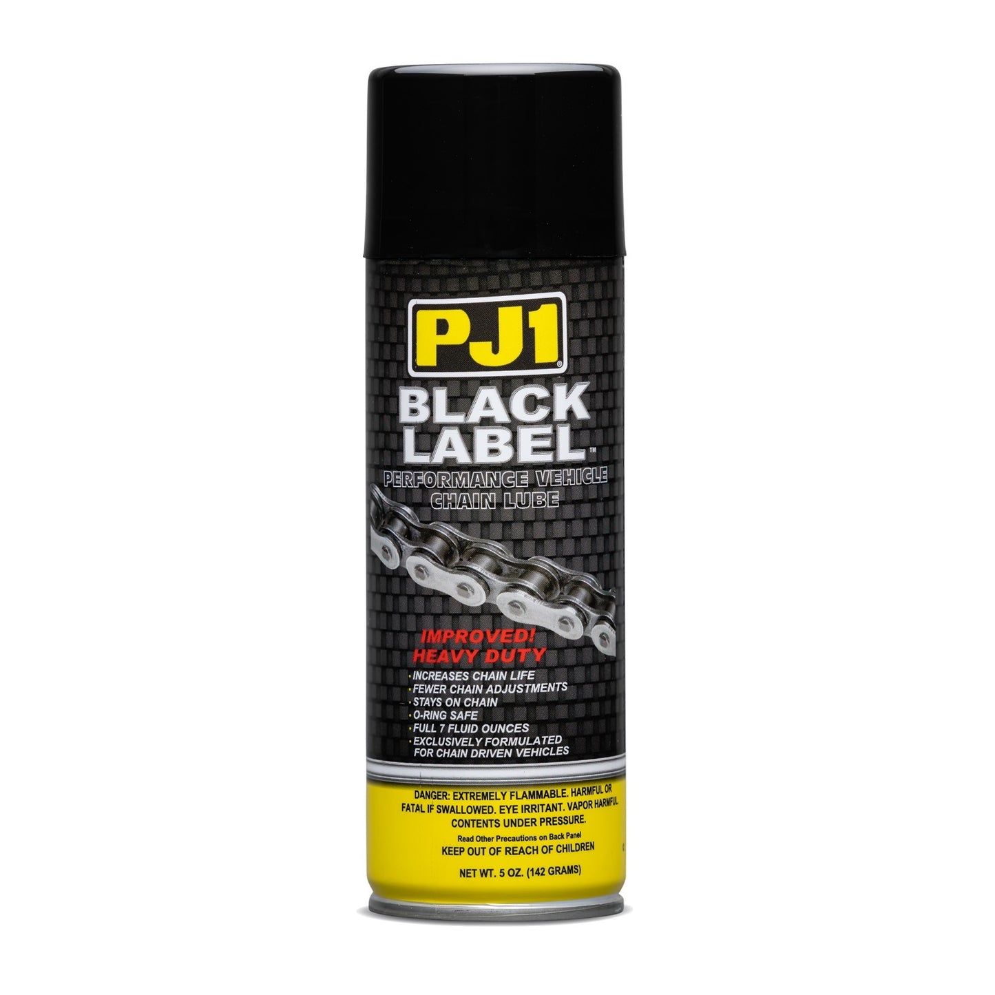 Chain Lube - Heavy Duty Black Label - Synthetic - 5 oz Aerosol - Each